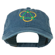 Symbol for Trinity Embroidered Washed Cap