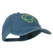 Symbol for Trinity Embroidered Washed Cap