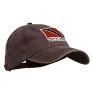 Trinidad Flag Embroidered Washed Cotton Cap