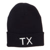 Texas State TX Embroidered Cuff Beanie