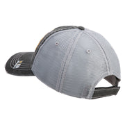 U.S. Army 1st Cavalry Division Embroidered Low Profile Special Cotton Mesh Cap - Black OSFM