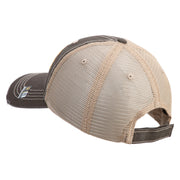 U.S. Army 1st Cavalry Division Embroidered Low Profile Special Cotton Mesh Cap - Brown-Khaki OSFM