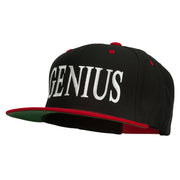 Genius Embroidered Two Toned Snapback Cap