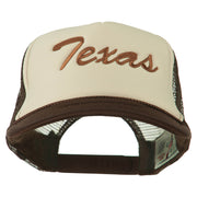 Mid States Texas Embroidered Foam Mesh Back Cap