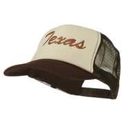 Mid States Texas Embroidered Foam Mesh Back Cap