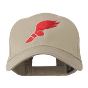 Track Shoe with Wing Embroidered Cap