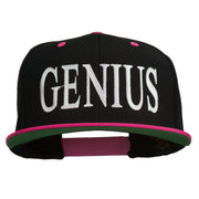 Genius Embroidered Two Toned Snapback Cap