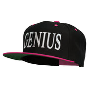 Genius Embroidered Two Toned Snapback Cap