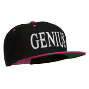 Genius Embroidered Two Toned Snapback Cap