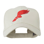 Track Shoe with Wing Embroidered Cap