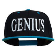 Genius Embroidered Two Toned Snapback Cap