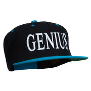 Genius Embroidered Two Toned Snapback Cap