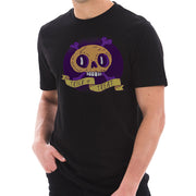 Trick Or Teat Skull Graphic Design Unisex Ring Spun Combed Cotton Short Sleeve Deluxe Jersey T-Shirt