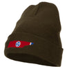 Tennessee Flag Map Embroidered Long Beanie