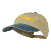 Texas State Embroidered Washed Pigment Dyed Cap