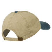 Texas State Embroidered Washed Pigment Dyed Cap