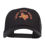 Texas Lone Star State Embroidered Trucker Cap