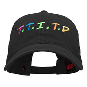 T.T.I.T.D. Embroidered Unstructured Washed Cotton Twill Cap