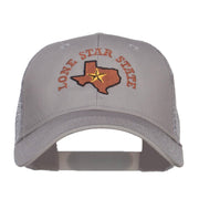 Texas Lone Star State Embroidered Trucker Cap