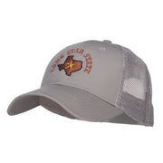 Texas Lone Star State Embroidered Trucker Cap