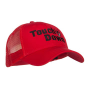 Football Touch Down Embroidered Trucker Cap