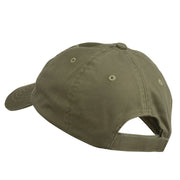 Staff Letter Embroidered Low Profile Washed Cap