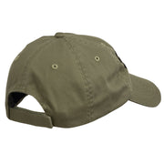 Staff Letter Embroidered Low Profile Washed Cap