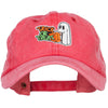 Halloween Trick or Treat Patched Unstructured Cap