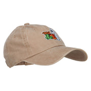 Halloween Trick or Treat Patched Unstructured Cap