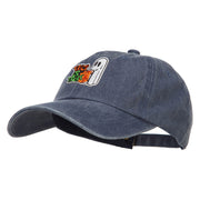 Halloween Trick or Treat Patched Unstructured Cap