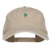 Mini Cactus Embroidered Washed Cap