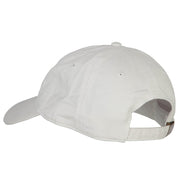 Utah with Map Outline Embroidered Washed Cotton Twill Cap