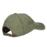 Mini Cactus Embroidered Washed Cap