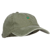 Mini Cactus Embroidered Washed Cap