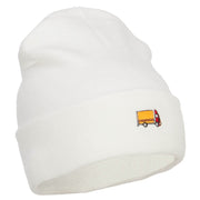 Mini Truck Embroidered Long Beanie