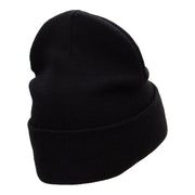 Death Valley Embroidered Long Knitted Beanie