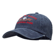 Death Valley Embroidered Unstructured Pigment Dyed Cotton Cap