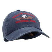 Death Valley Embroidered Unstructured Pigment Dyed Cotton Cap