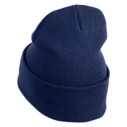 Magic Potion Bottle Embroidered 12" Acrylic Long Beanie - Navy OSFM