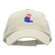 USA Bird Embroidered PET Spun Mesh Cap