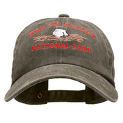 Death Valley Embroidered Unstructured Pigment Dyed Cotton Cap