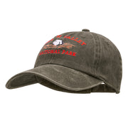 Death Valley Embroidered Unstructured Pigment Dyed Cotton Cap