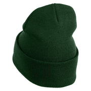 Magic Potion Bottle Embroidered 12" Acrylic Long Beanie - Dark Green OSFM