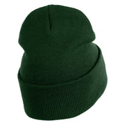 Magic Potion Bottle Embroidered 12" Acrylic Long Beanie - Dark Green OSFM