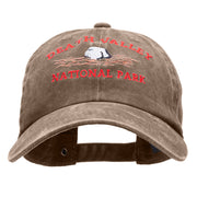 Death Valley Embroidered Unstructured Pigment Dyed Cotton Cap