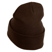 Magic Potion Bottle Embroidered 12" Acrylic Long Beanie - Brown OSFM
