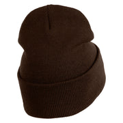 Magic Potion Bottle Embroidered 12" Acrylic Long Beanie - Brown OSFM