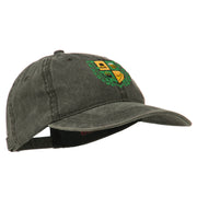 St Patrick's Day Crest Embroidered Washed Cap