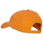 Tennessee with Map Outline Embroidered Washed Cotton Twill Cap