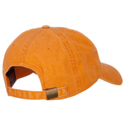 Tennessee with Map Outline Embroidered Washed Cotton Twill Cap